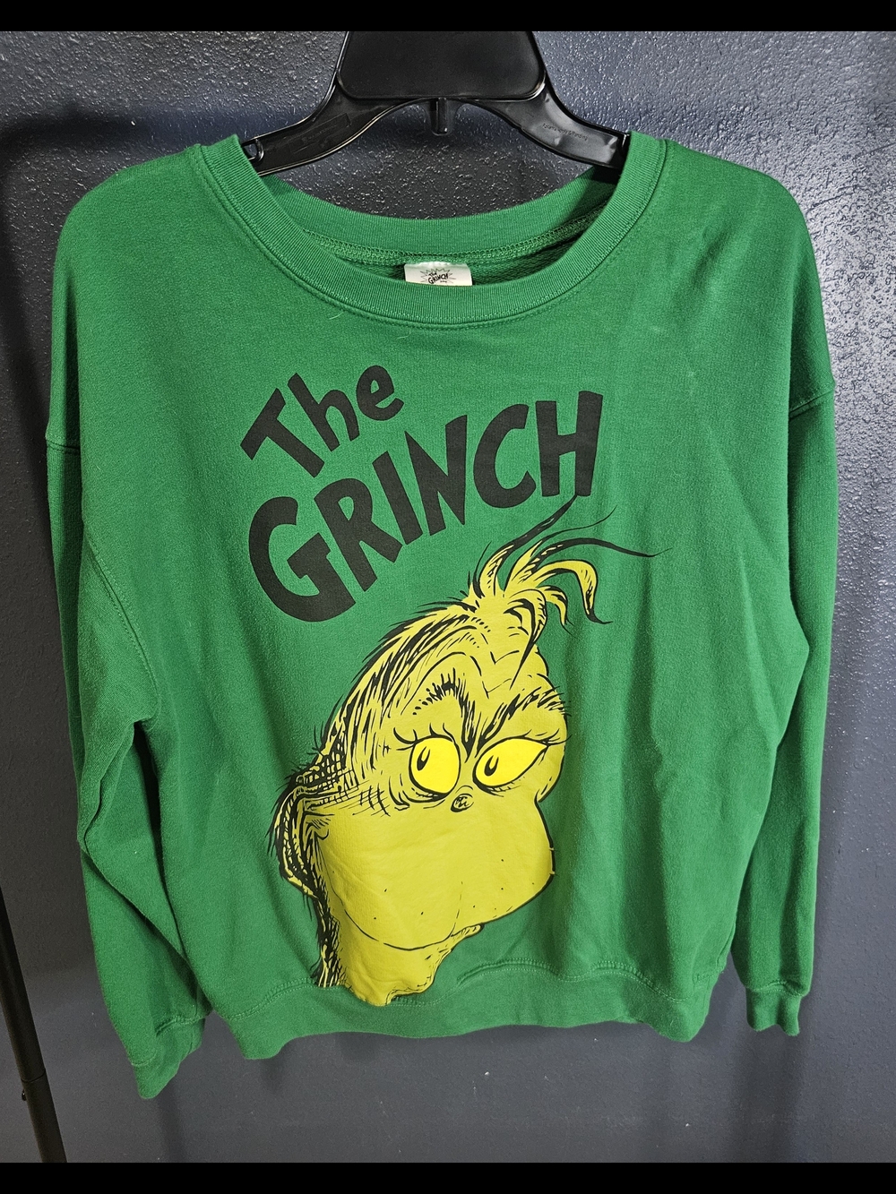 The Grinch Green Kids Sweatshirt with Graphic